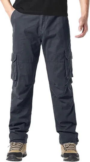 Work Pants for Men Construction Flex Casual Sweatpants Classic Tactical Pants Multi Pockets Twill Sport Hiking Pants