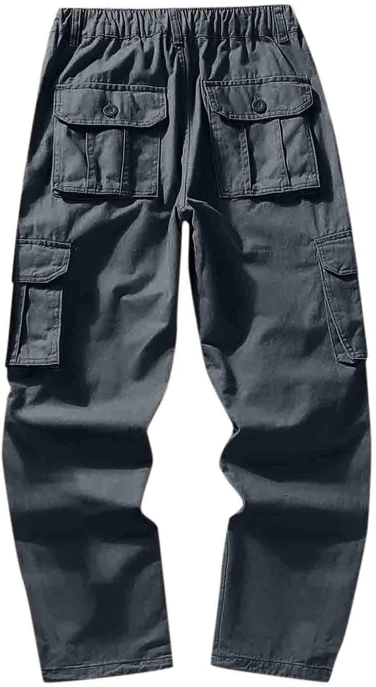 Work Pants for Men Construction Flex Casual Sweatpants Classic Tactical Pants Multi Pockets Twill Sport Hiking Pants