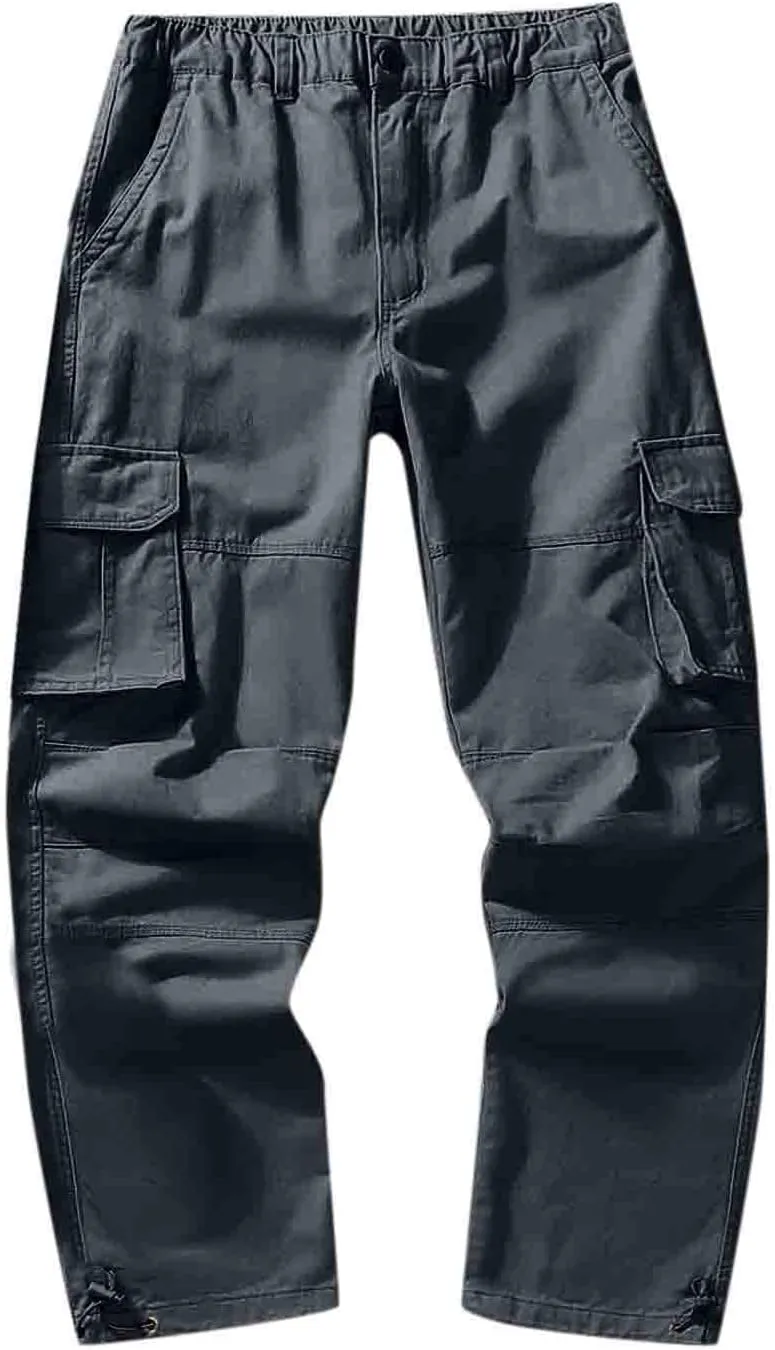 Work Pants for Men Construction Flex Casual Sweatpants Classic Tactical Pants Multi Pockets Twill Sport Hiking Pants