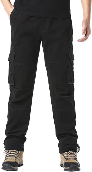 Work Pants for Men Construction Flex Casual Sweatpants Classic Tactical Pants Multi Pockets Twill Sport Hiking Pants